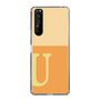 Slim Protection Case［ Original - initial two tone - U orange ］