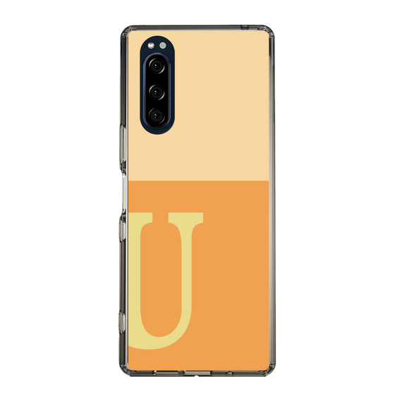 Slim Protection Case［ Original - initial two tone - U orange ］