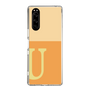Slim Protection Case［ Original - initial two tone - U orange ］