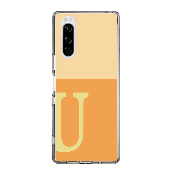 Slim Protection Case［ Original - initial two tone - U orange ］