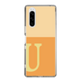Slim Protection Case［ Original - initial two tone - U orange ］