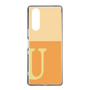Slim Protection Case［ Original - initial two tone - U orange ］