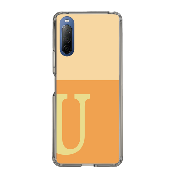 Slim Protection Case［ Original - initial two tone - U orange ］