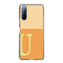 Slim Protection Case［ Original - initial two tone - U orange ］