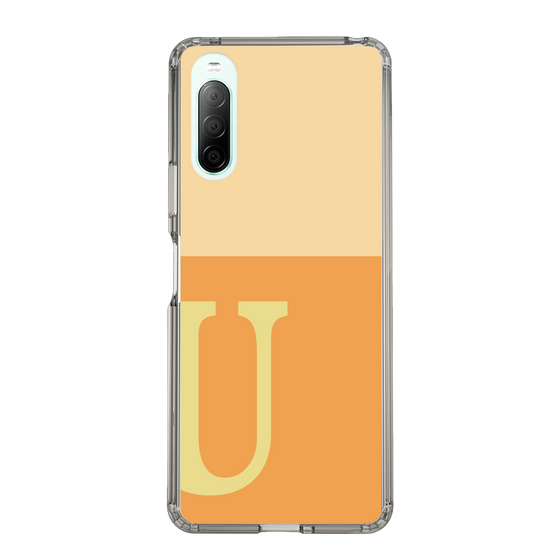 Slim Protection Case［ Original - initial two tone - U orange ］