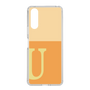 Slim Protection Case［ Original - initial two tone - U orange ］