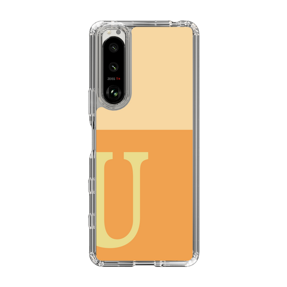 Slim Protection Case［ Original - initial two tone - U orange ］