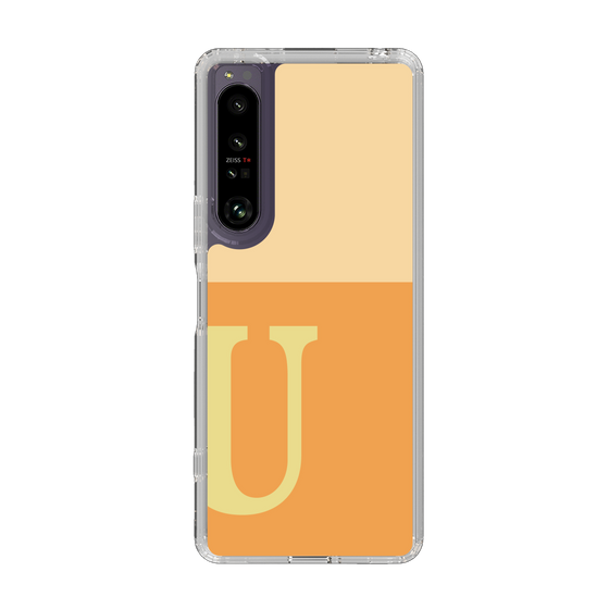 Slim Protection Case［ Original - initial two tone - U orange ］