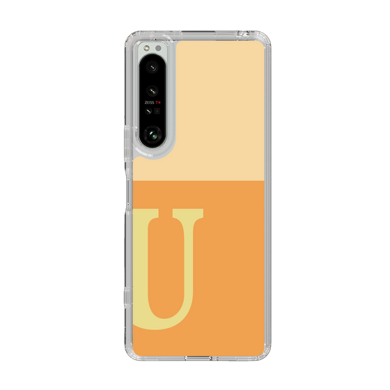 Slim Protection Case［ Original - initial two tone - U orange ］