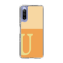 Slim Protection Case［ Original - initial two tone - U orange ］
