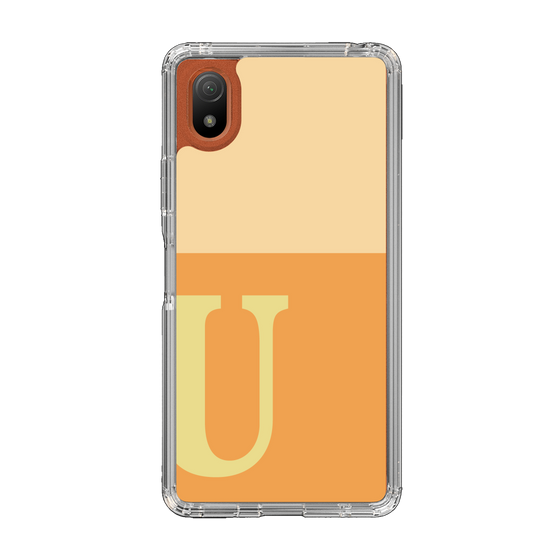 Slim Protection Case［ Original - initial two tone - U orange ］