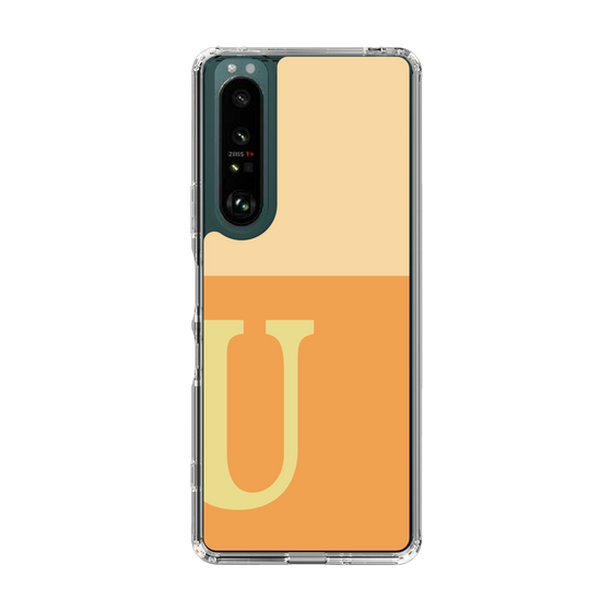 Slim Protection Case［ Original - initial two tone - U orange ］