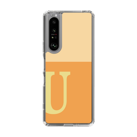 Slim Protection Case［ Original - initial two tone - U orange ］