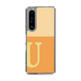 Slim Protection Case［ Original - initial two tone - U orange ］