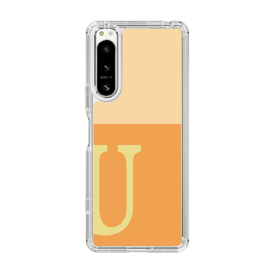 Slim Protection Case［ Original - initial two tone - U orange ］