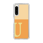Slim Protection Case［ Original - initial two tone - U orange ］