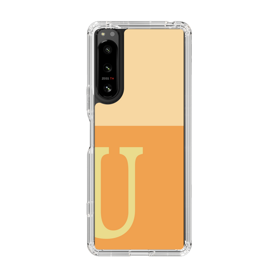 Slim Protection Case［ Original - initial two tone - U orange ］