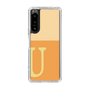 Slim Protection Case［ Original - initial two tone - U orange ］