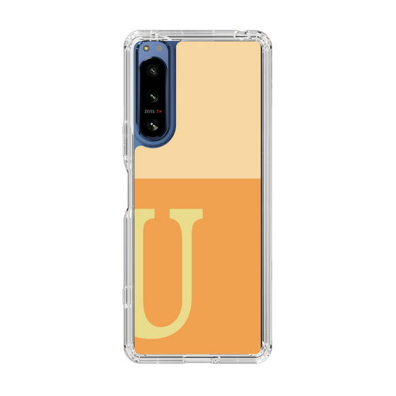 Slim Protection Case［ Original - initial two tone - U orange ］