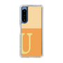 Slim Protection Case［ Original - initial two tone - U orange ］
