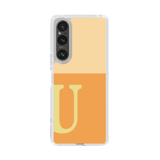 Slim Protection Case［ Original - initial two tone - U orange ］