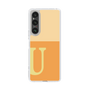 Slim Protection Case［ Original - initial two tone - U orange ］