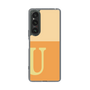 Slim Protection Case［ Original - initial two tone - U orange ］