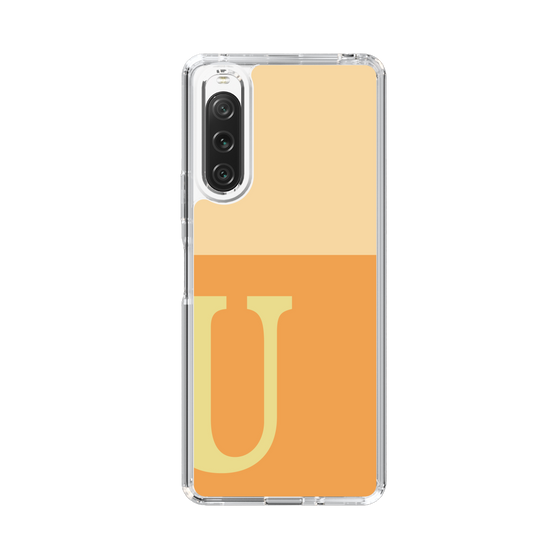 Slim Protection Case［ Original - initial two tone - U orange ］