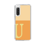 Slim Protection Case［ Original - initial two tone - U orange ］