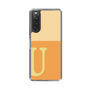 Slim Protection Case［ Original - initial two tone - U orange ］
