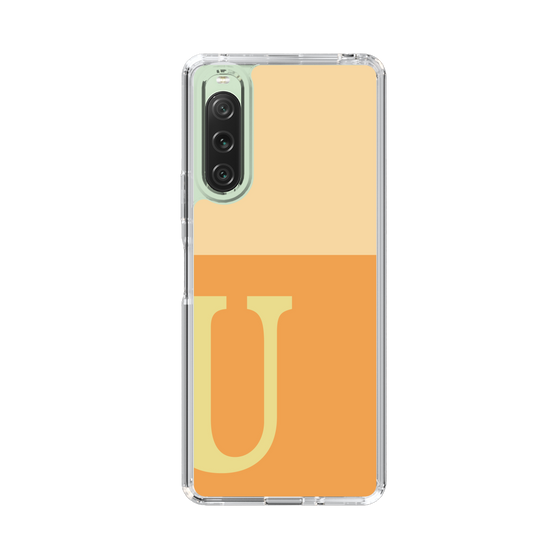 Slim Protection Case［ Original - initial two tone - U orange ］