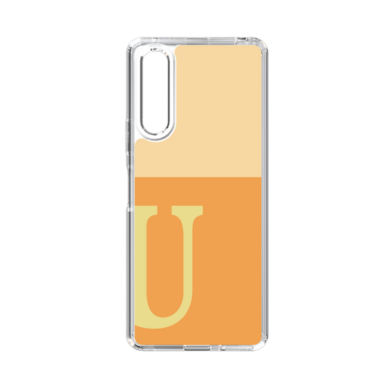 Slim Protection Case［ Original - initial two tone - U orange ］