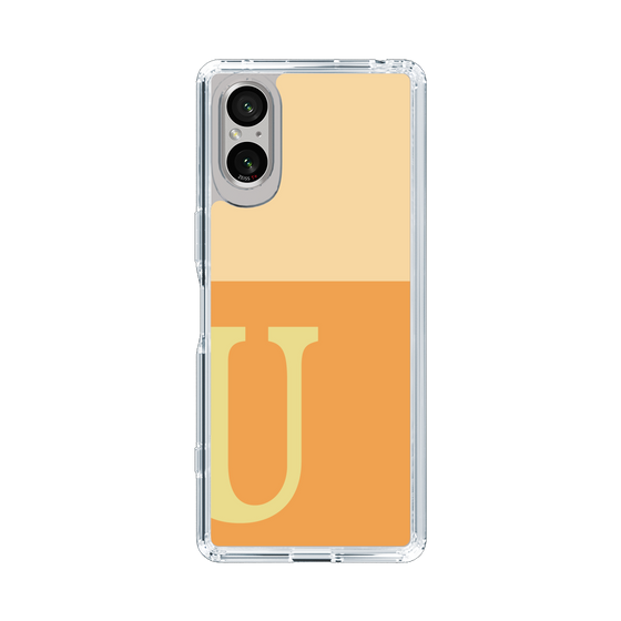 Slim Protection Case［ Original - initial two tone - U orange ］