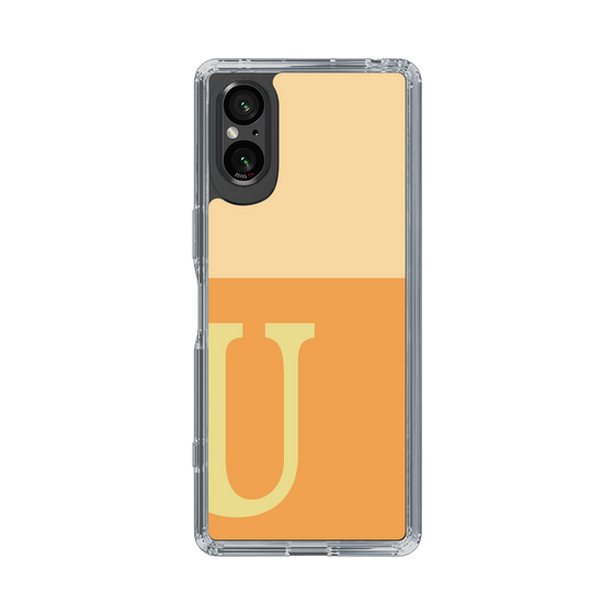 Slim Protection Case［ Original - initial two tone - U orange ］