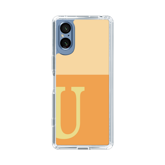 Slim Protection Case［ Original - initial two tone - U orange ］