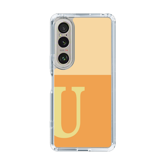 Slim Protection Case［ Original - initial two tone - U orange ］