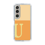 Slim Protection Case［ Original - initial two tone - U orange ］