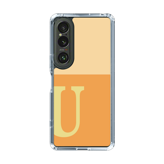 Slim Protection Case［ Original - initial two tone - U orange ］