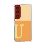 Slim Protection Case［ Original - initial two tone - U orange ］