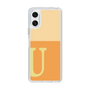Slim Protection Case［ Original - initial two tone - U orange ］