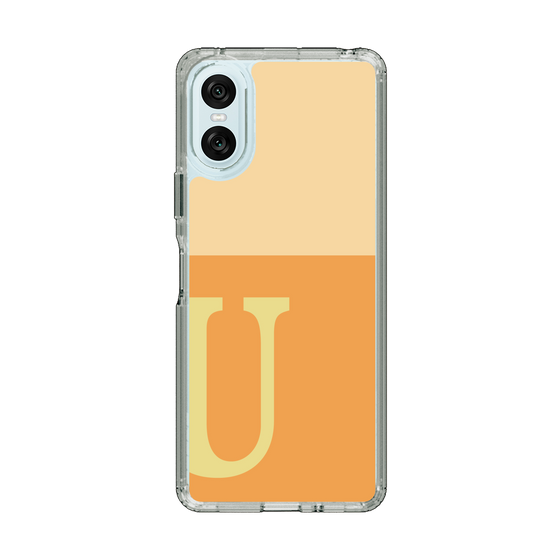 Slim Protection Case［ Original - initial two tone - U orange ］