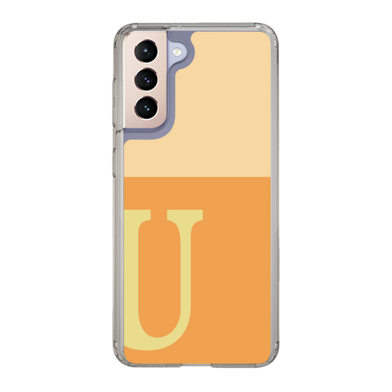 Slim Protection Case［ Original - initial two tone - U orange ］