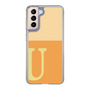 Slim Protection Case［ Original - initial two tone - U orange ］