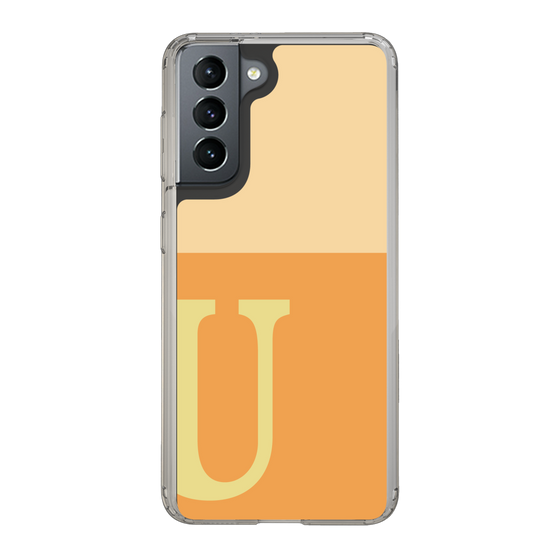 Slim Protection Case［ Original - initial two tone - U orange ］