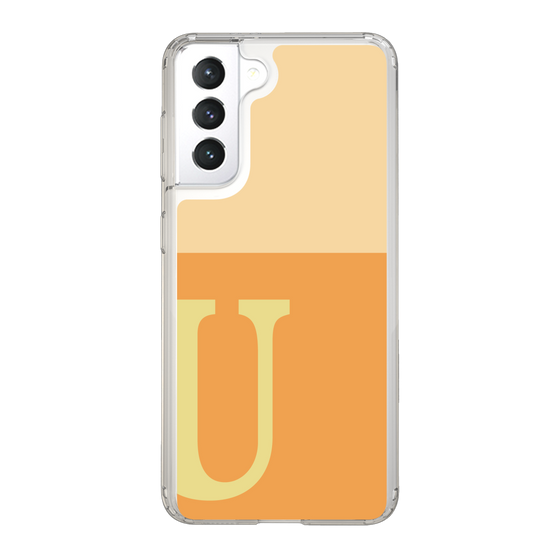Slim Protection Case［ Original - initial two tone - U orange ］