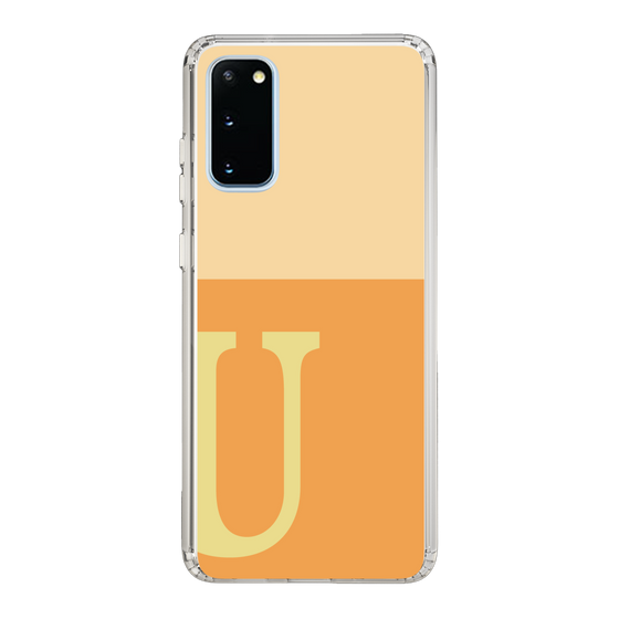 Slim Protection Case［ Original - initial two tone - U orange ］