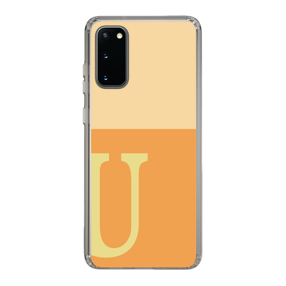 Slim Protection Case［ Original - initial two tone - U orange ］