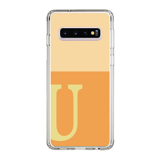 Slim Protection Case［ Original - initial two tone - U orange ］
