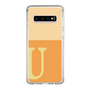 Slim Protection Case［ Original - initial two tone - U orange ］