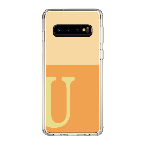 Slim Protection Case［ Original - initial two tone - U orange ］